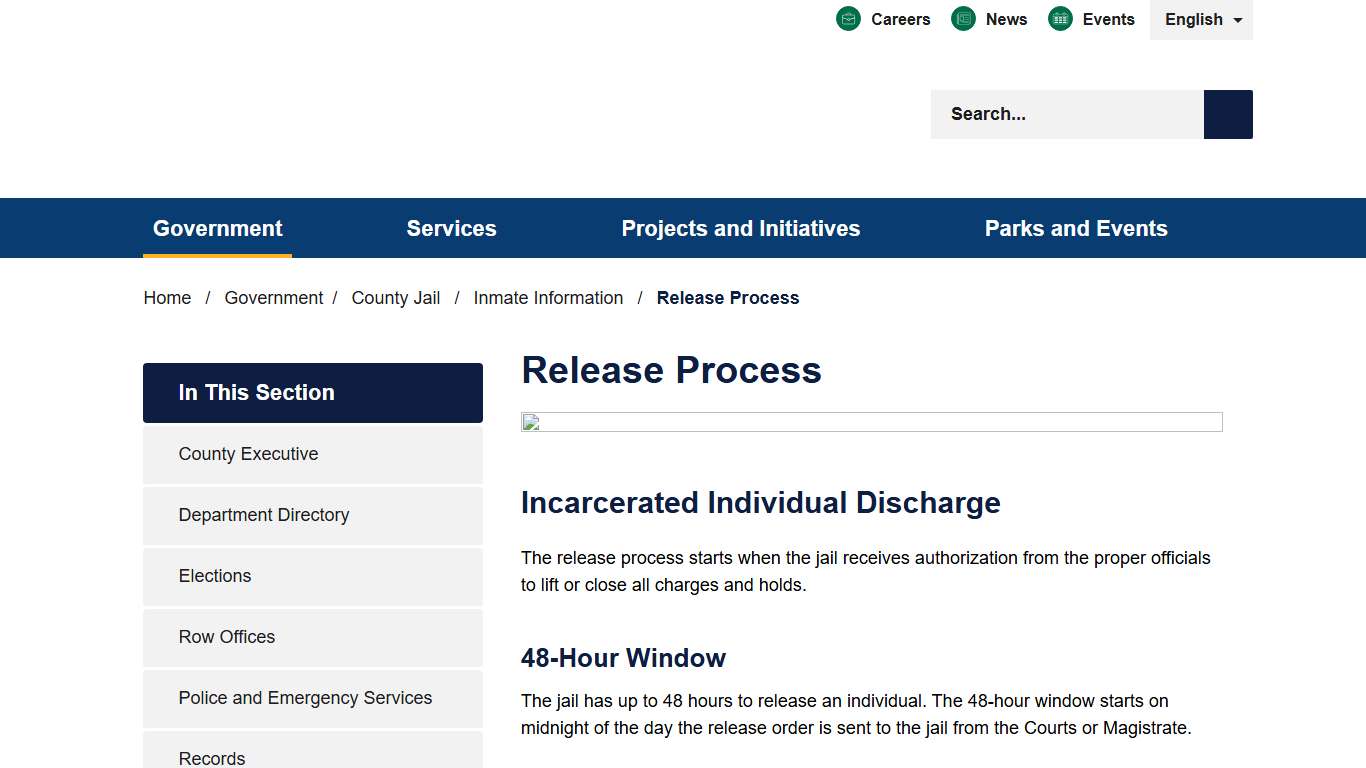Release Process - Allegheny County, PA
